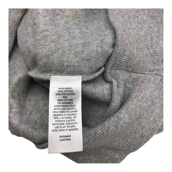 Halogen Women’s Gray Gold Graphic Sweatshirt Wine Is My Valentine Size S NWT - Picture 8 of 16